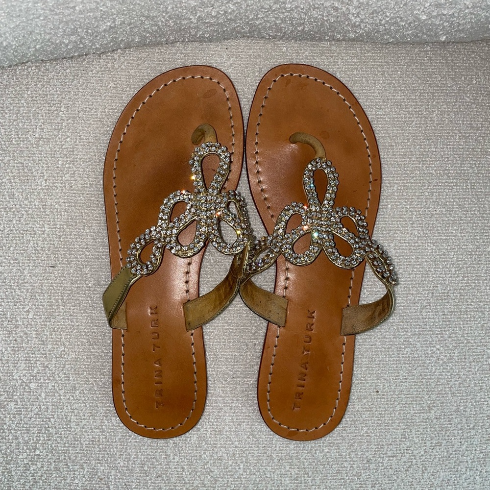 Trina‎ Turk Embellished Sandals